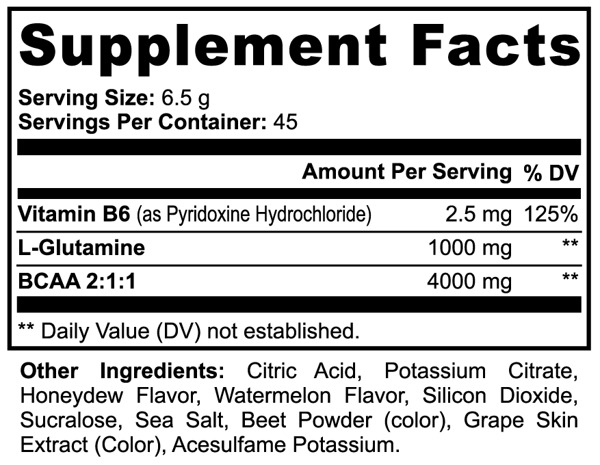 Klarity BCAA (Honeydew/Watermelon & Fruit Punch)