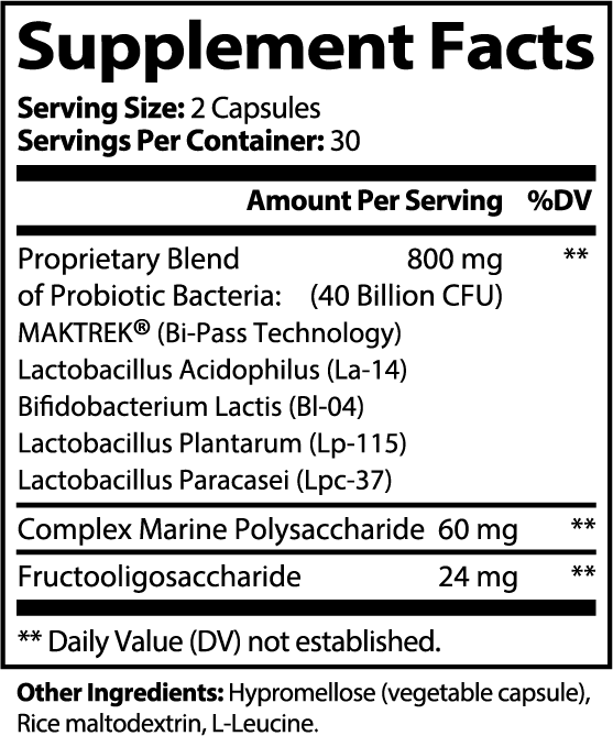 Klarity Probiotic 40 billion CFU
